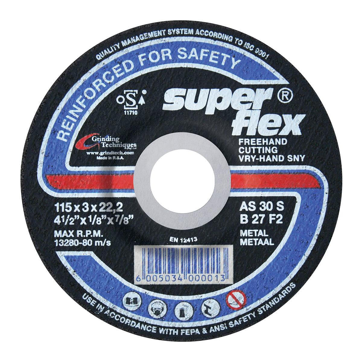 Superflex Cutting Disc Dome Steel 115 X3 Mm - Livestainable.co.za