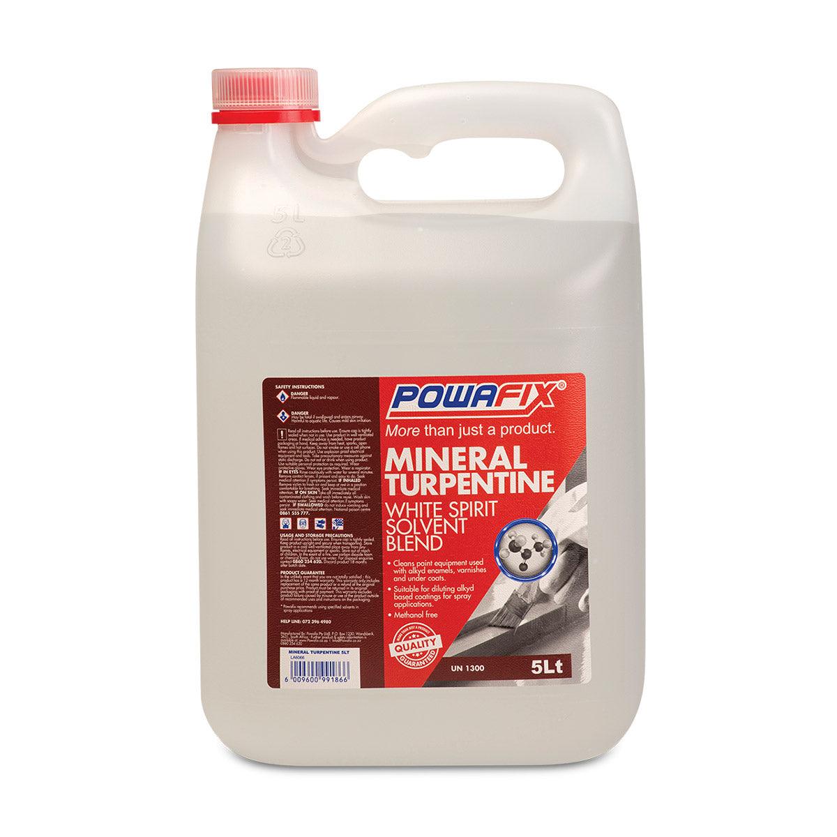 Powafix Mineral Terpentine 5 L - Livestainable.co.za