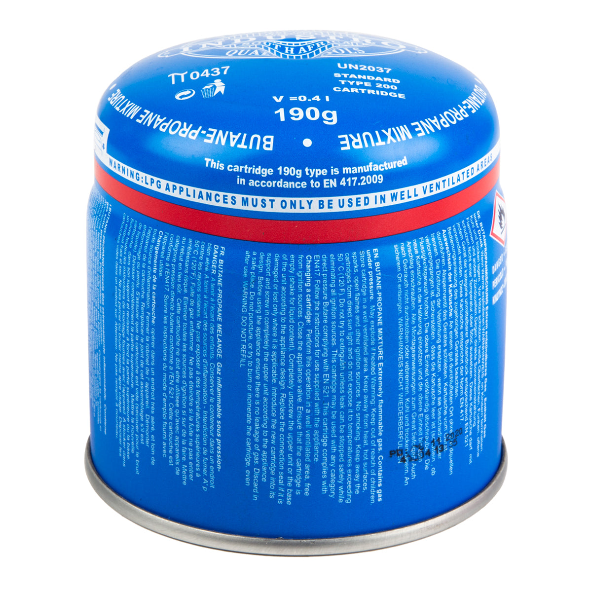 Industro Gas Cartridge 190 G