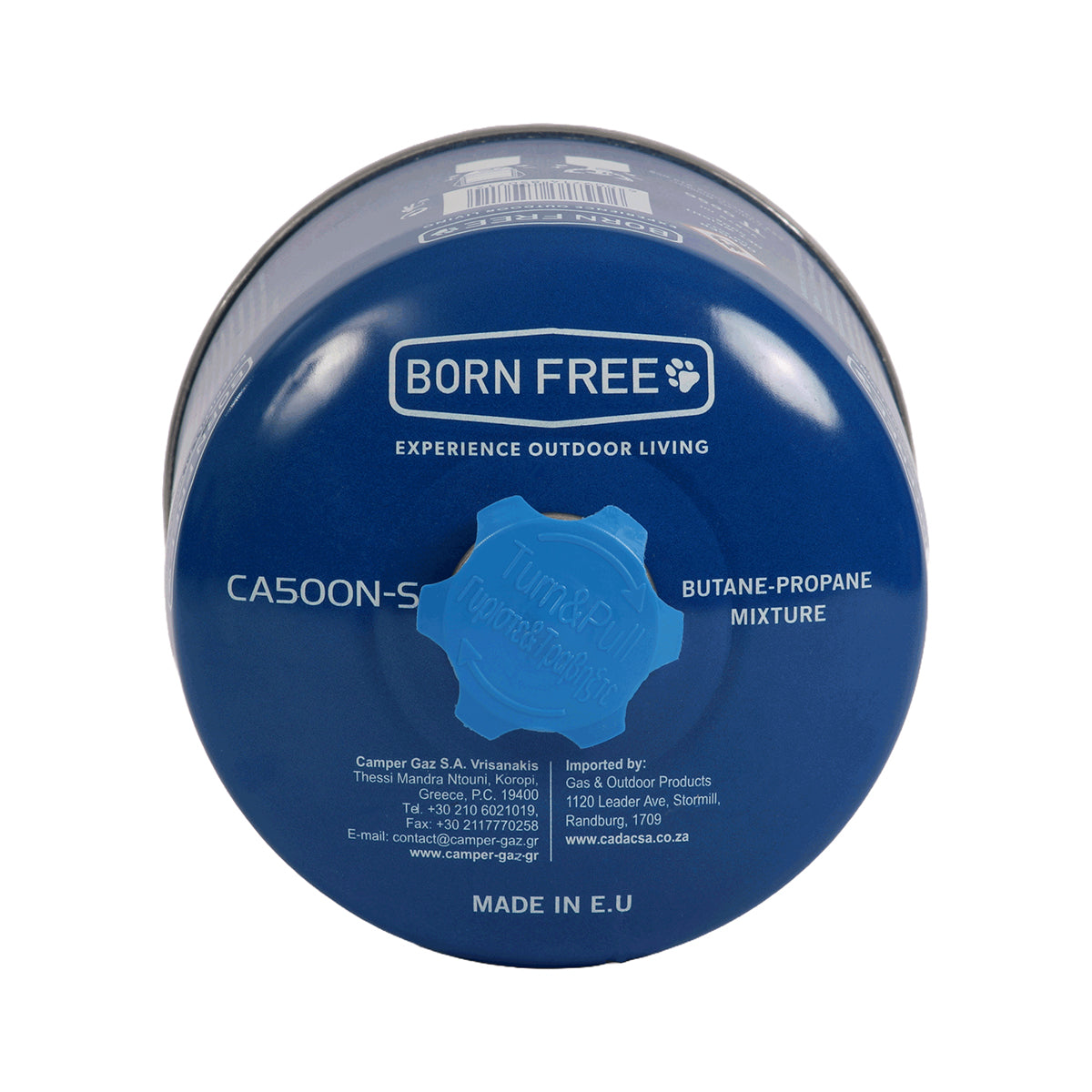 Cadac Born Free 500 G Resealable Gas Cartridge