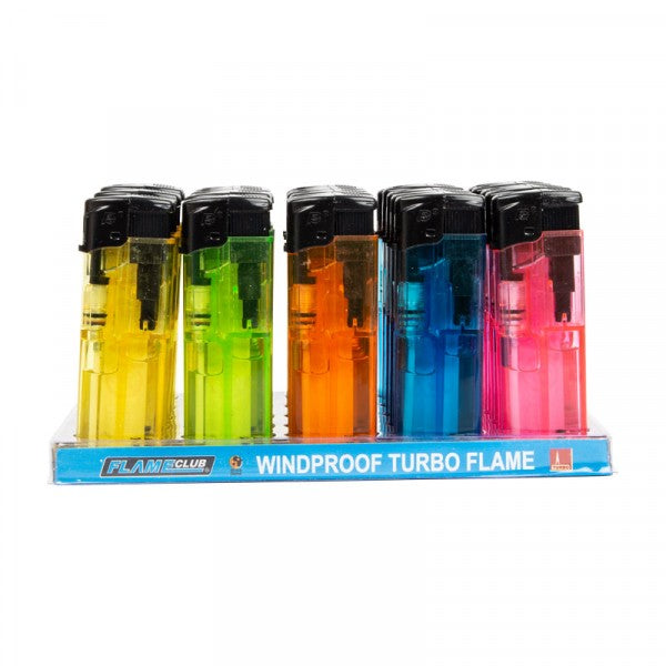 Africa Flame Gas Lighter Electronic Windproof 50 P