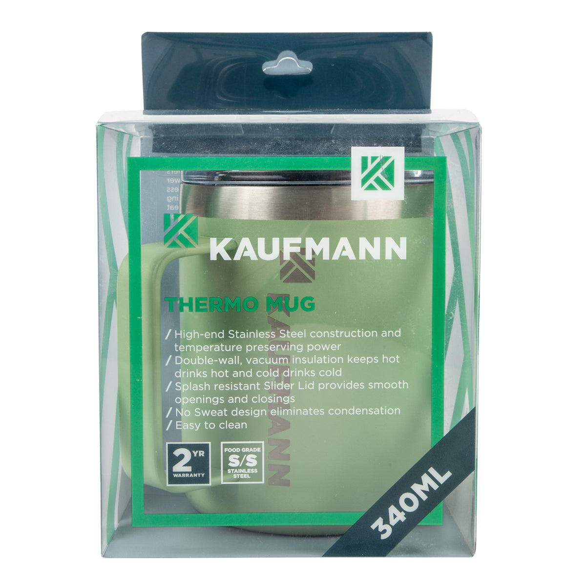 Kaufmann Thermo Mug Green 340 Ml