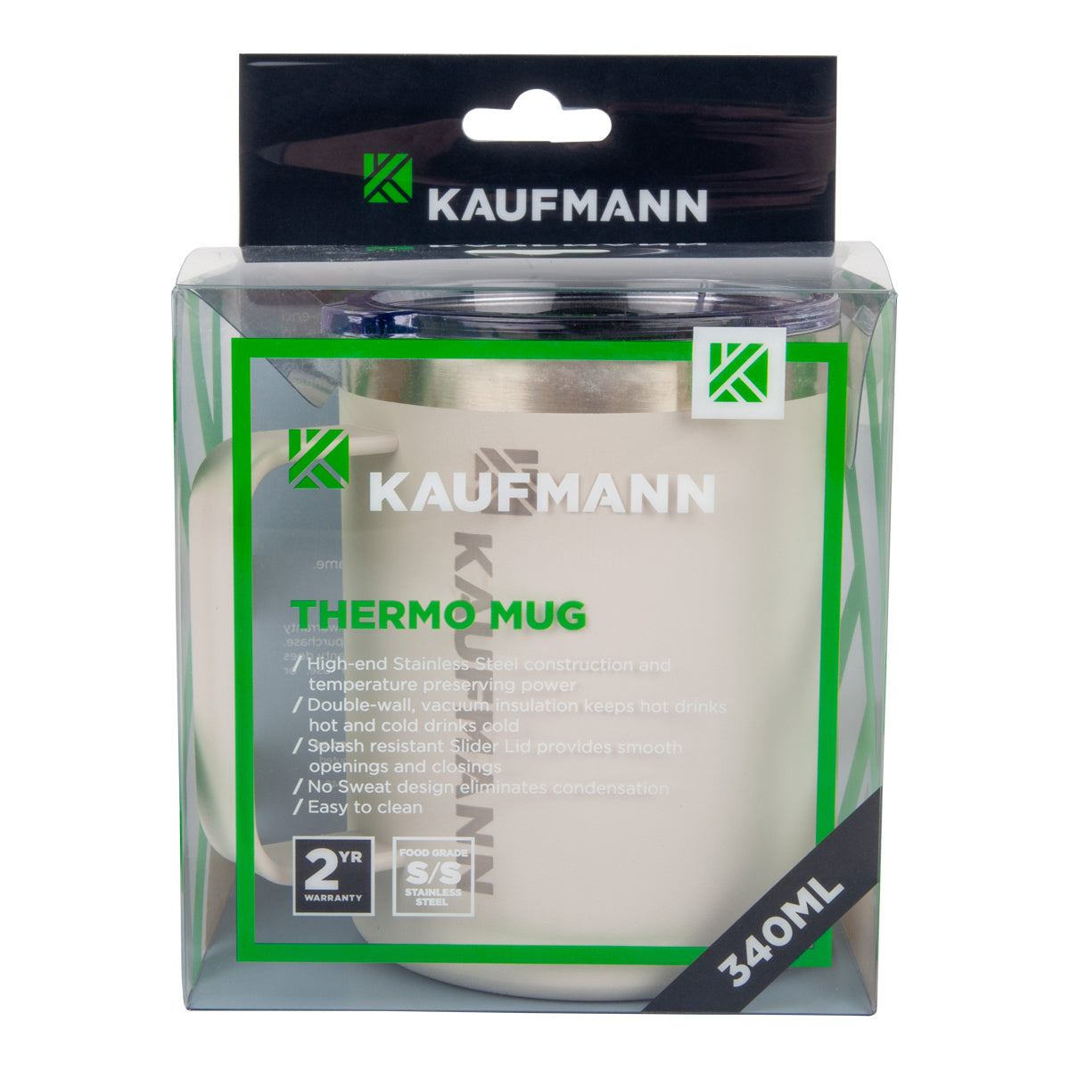 Kaufmann Thermo Mug White 340 Ml