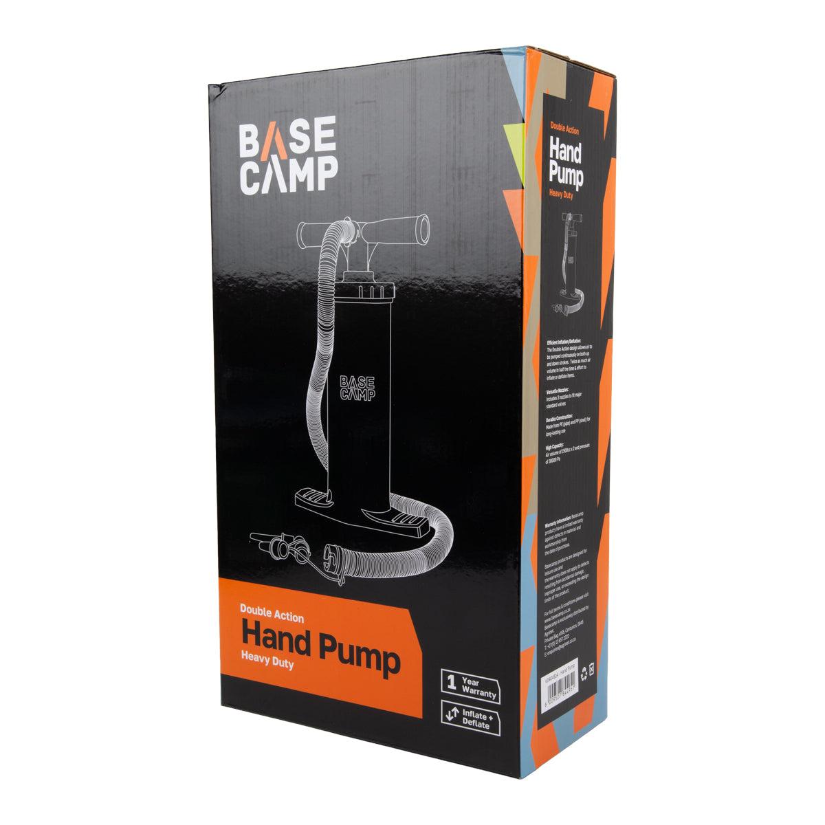 Basecamp Heavy Duty Double Action Hand Pump