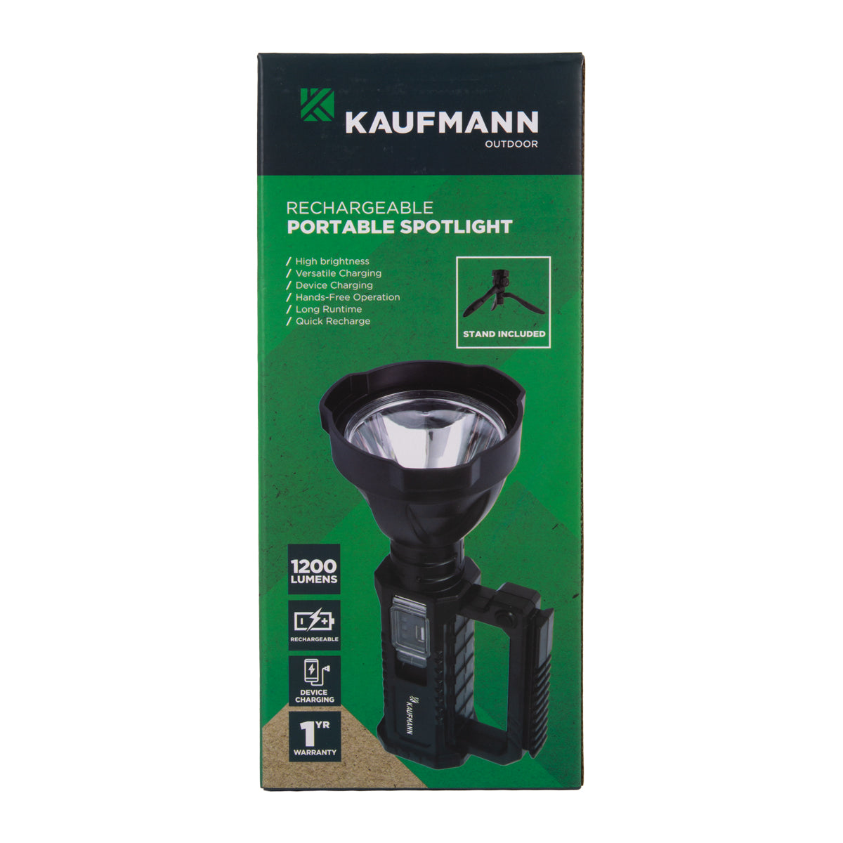 Kaufmann 1200 Lumen Portable Spotlight