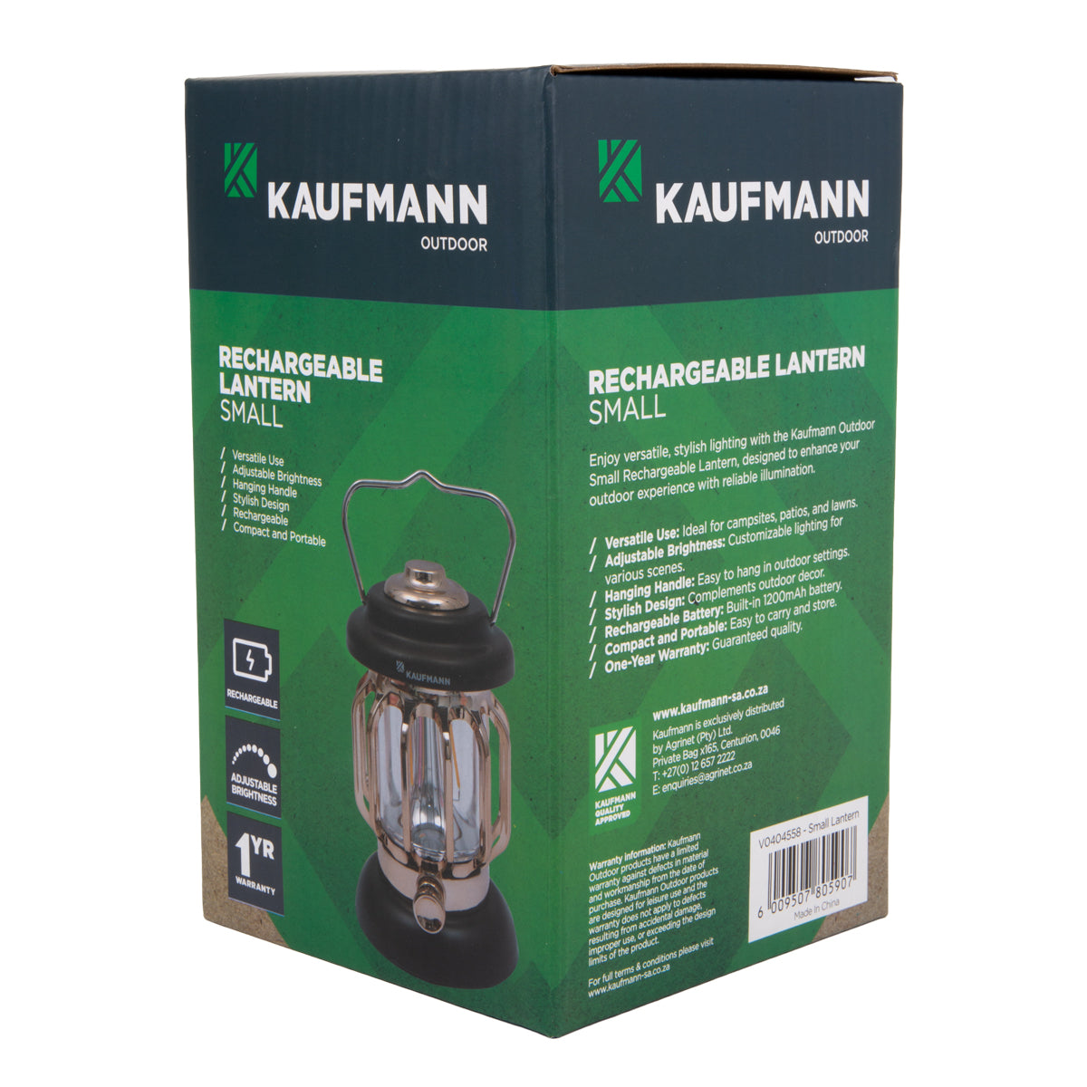 Kaufmann Small Rechargeable Lantern