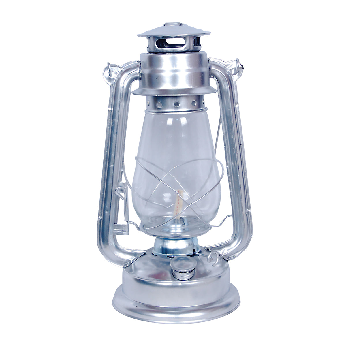 Kerosene Lantern Silver 31 Cm Height