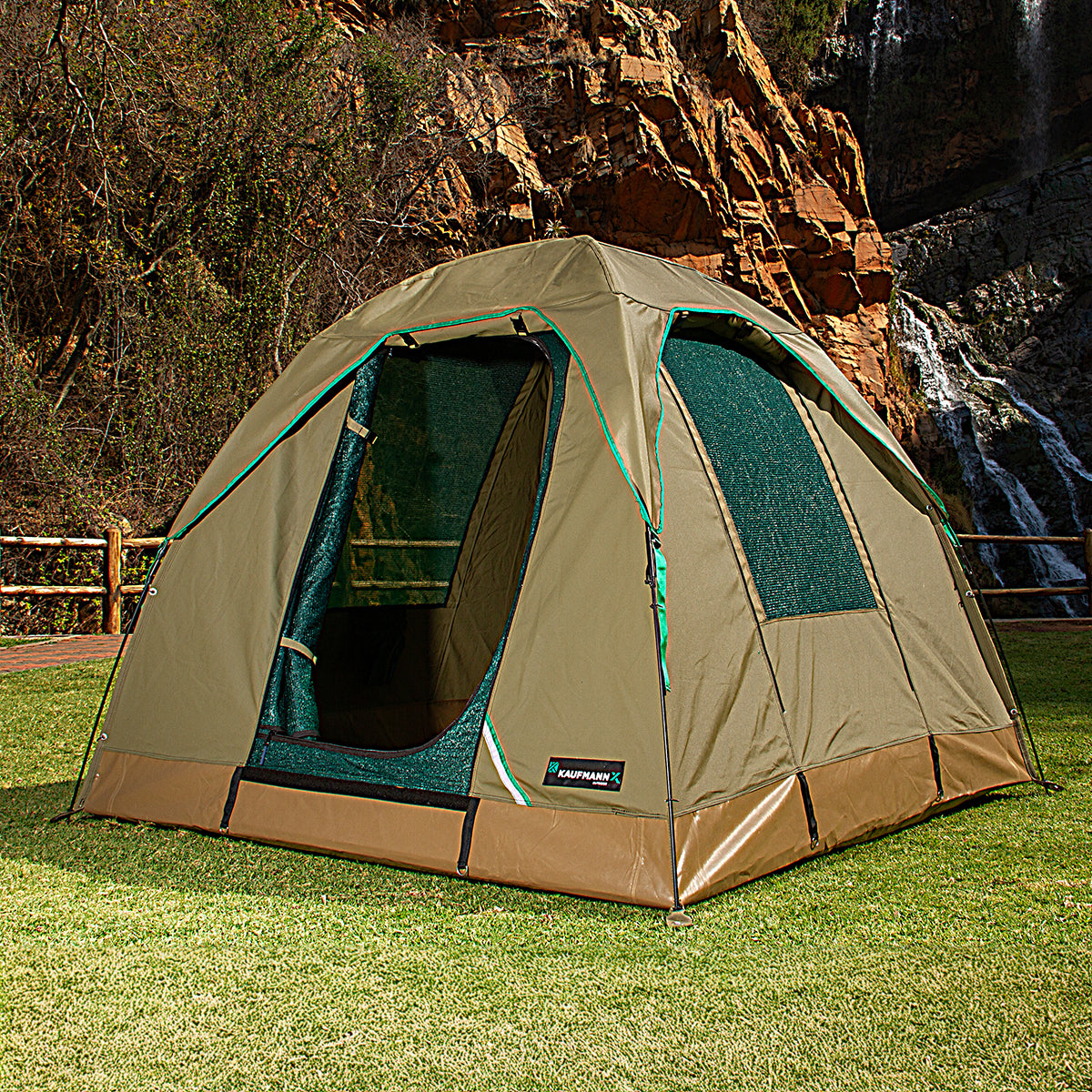 Kaufmann X Afri Canvas Dome Tent 3x3 W/T Skull Cap