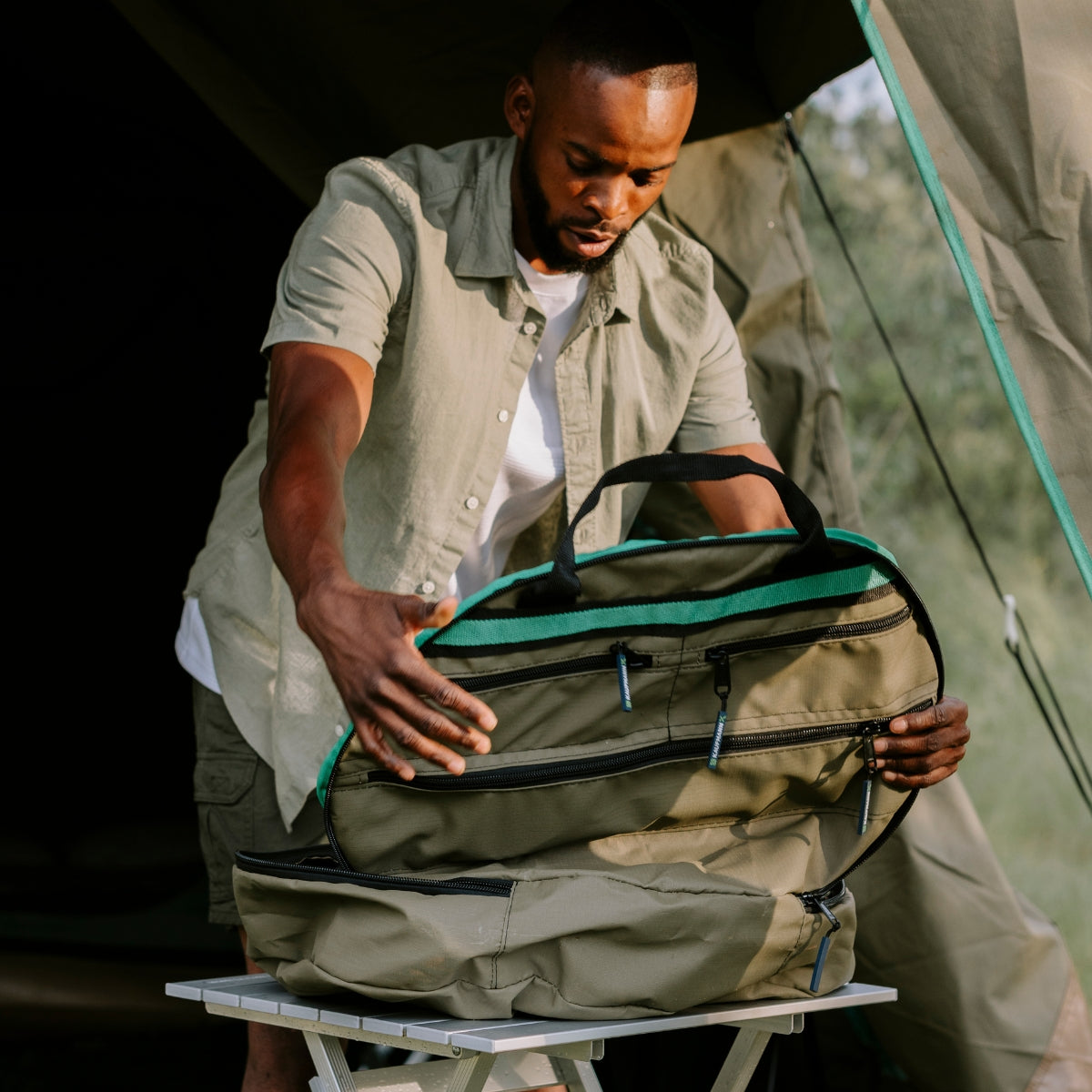 Kaufmann X Afri Canvas Gas Braai Cover W/Handles