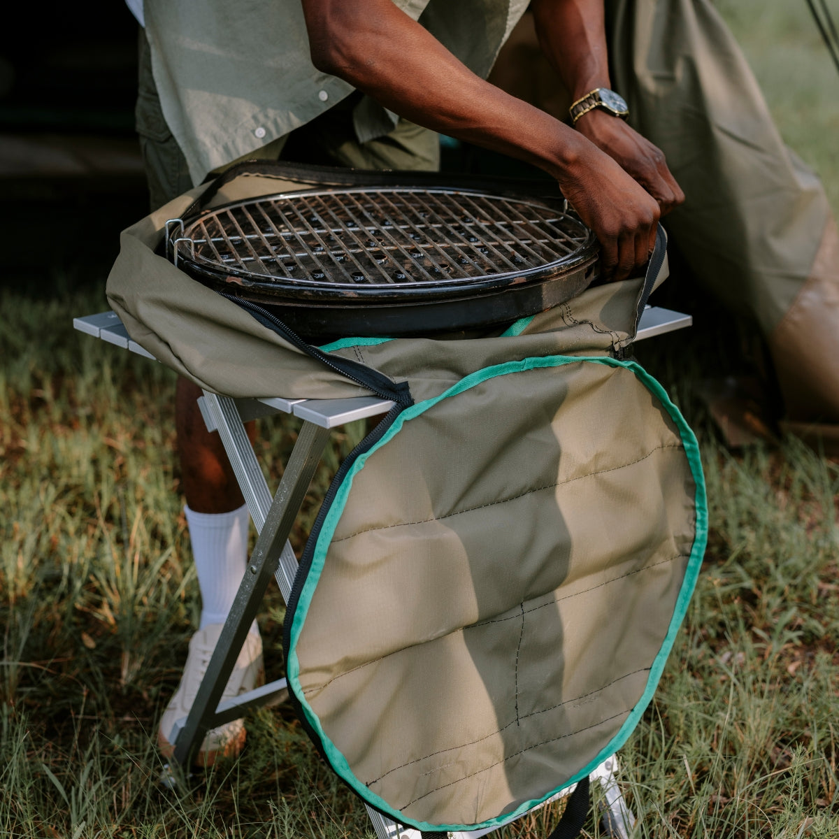 Kaufmann X Afri Canvas Gas Braai Cover W/Handles