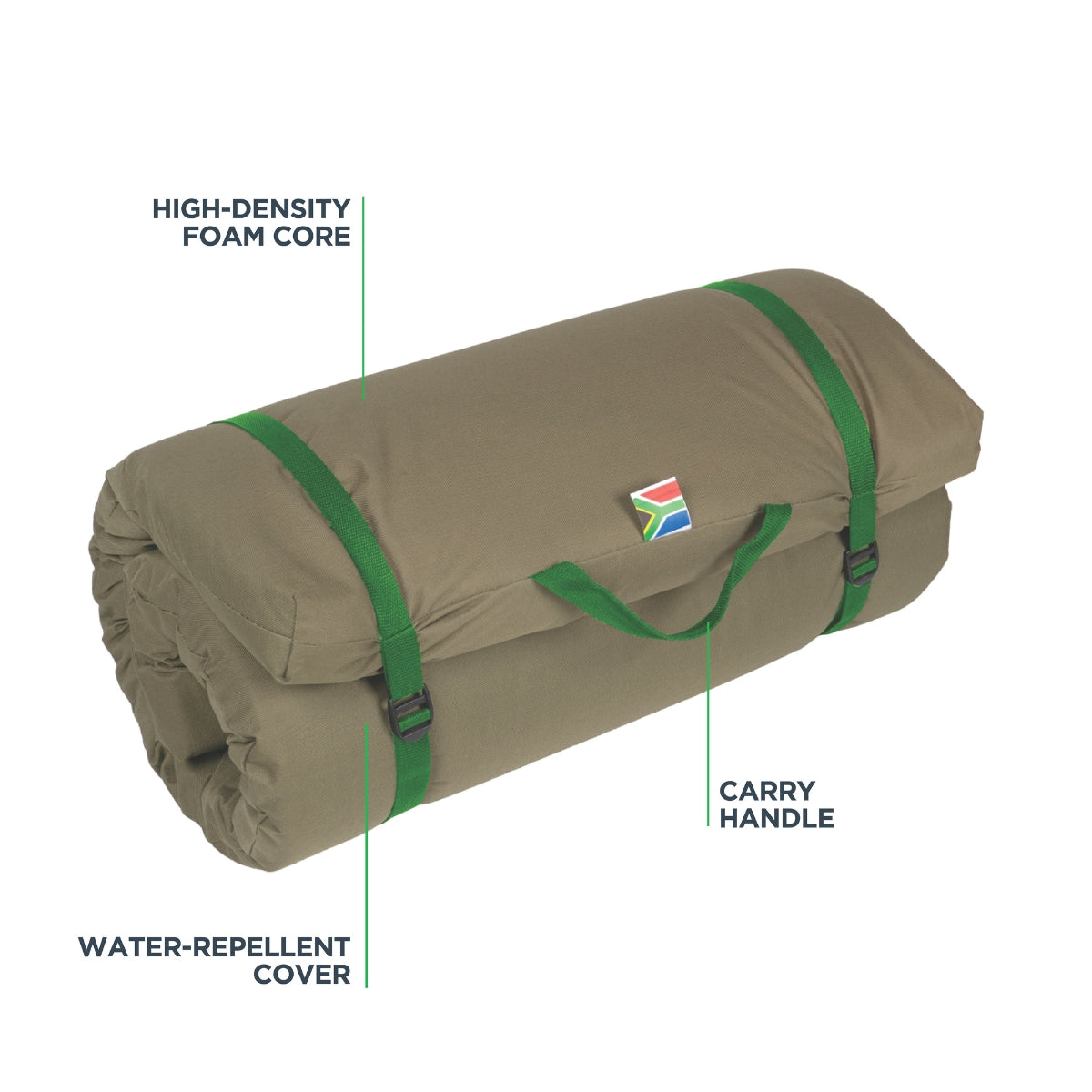 Kaufmann X High Density Mattress Roll Up 50 Mm Kids