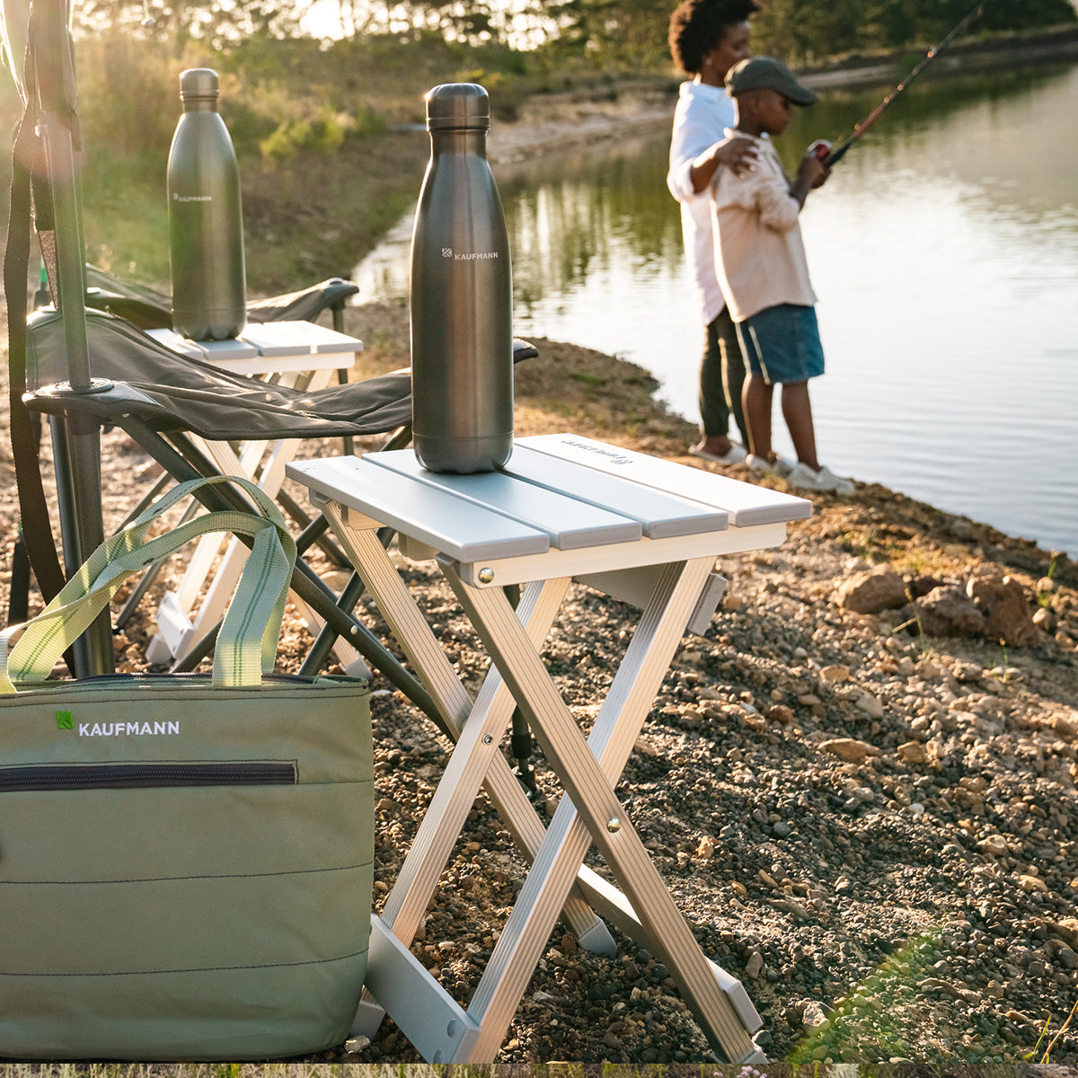 Kaufmann Table Aluminium Foldup Small 300 X240 X420