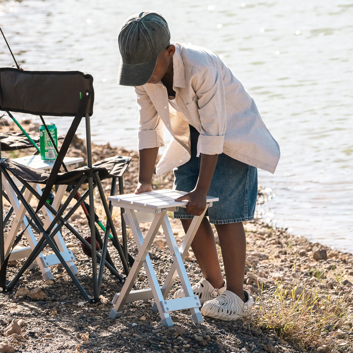 Kaufmann Table Aluminium Foldup Small 300 X240 X420