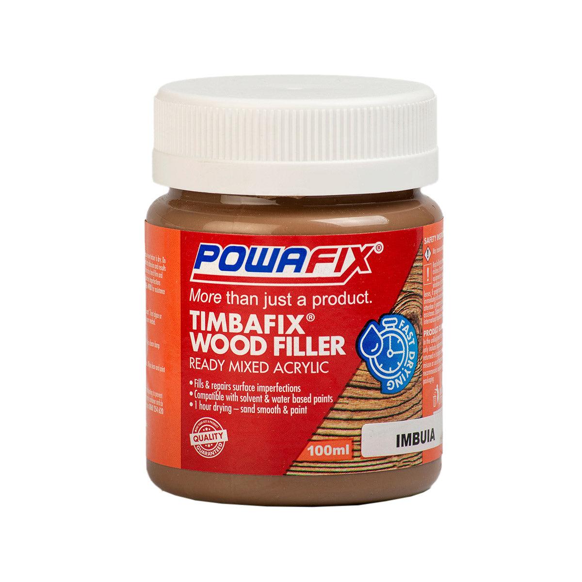 Powafix Timbafix Wood Filler Imbuia 100 Ml - Livestainable.co.za