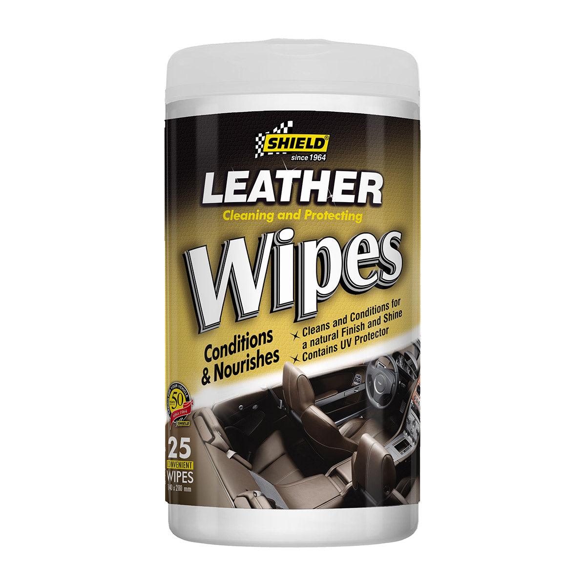 Shield Leather Care Wipes 25's - Livestainable.co.za