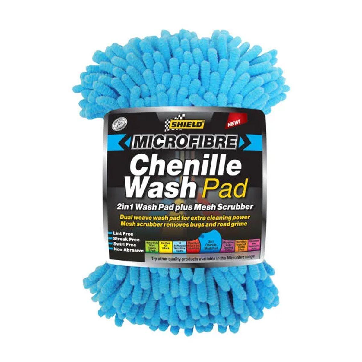 Shield Microfibre 2 In1 Chenille Wash Pad - Livestainable.co.za