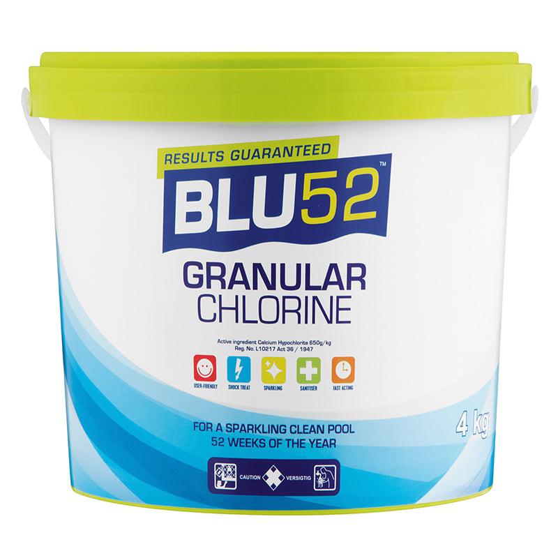 Blu52 Granular Chlorine 4 Kg - Livestainable.co.za