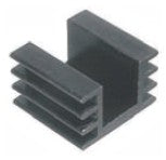 Heatsink To220 Black 3.2mm Hole 15x30x20mm 170511