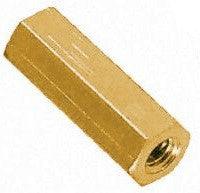 Brass Treaded Brass Spacer M3x5mm Socket Socket Mpq=10 Spacer M3x5 *Dbk* - Livestainable.co.za