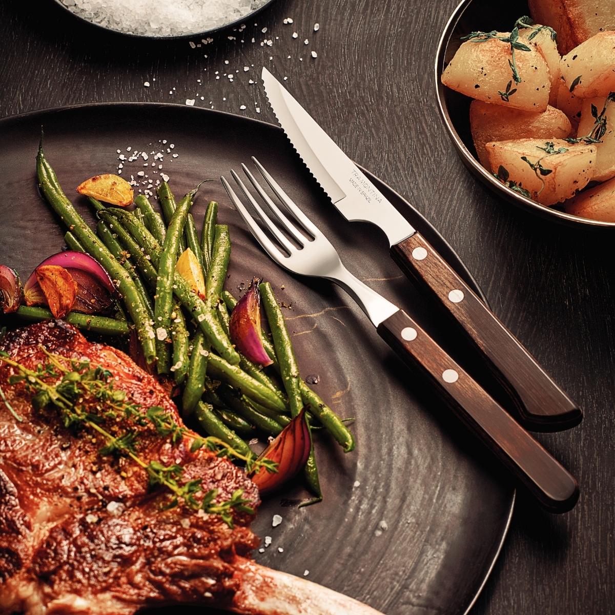 Tramontina Cutlery Braai Set Polywood 12 Pc Boxed