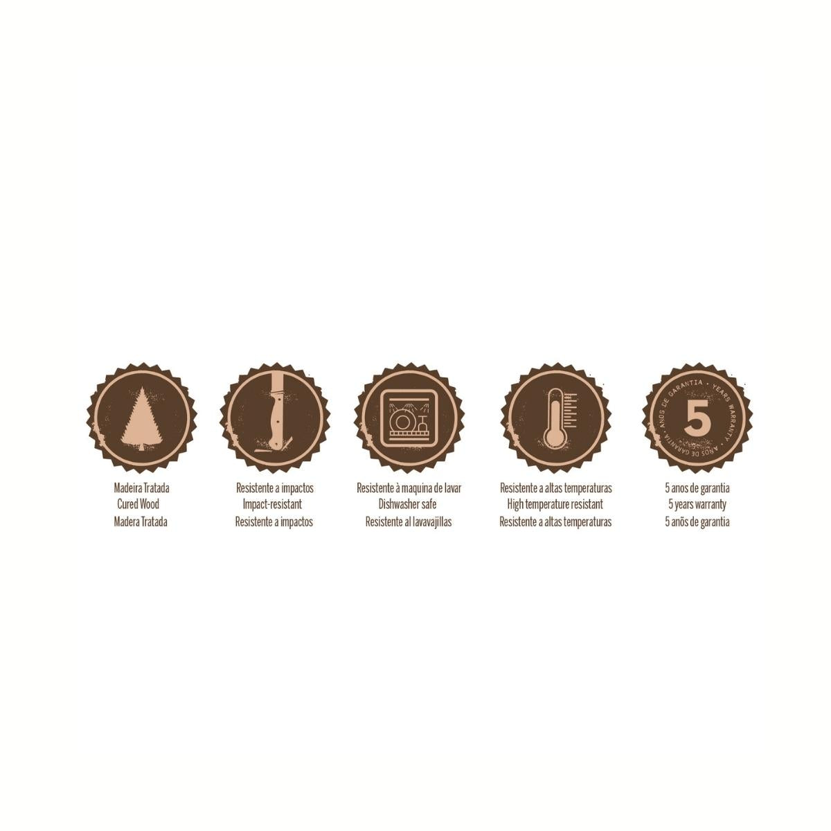 Tramontina Cutlery Braai Set Polywood 12 Pc Boxed