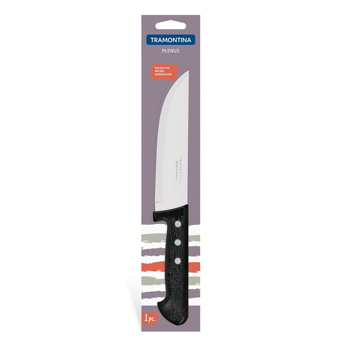 Tramontina Plenus Kitchen Knife 15 Cm Black Bp