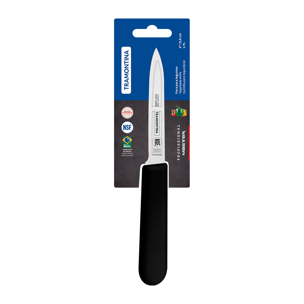 Tramontina Professional Paring Knife 10 Cm Blk Bp