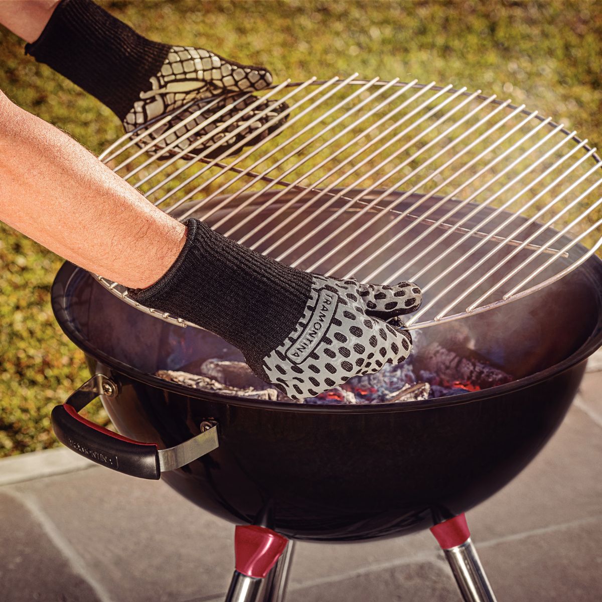 Tramontina 2 Pcs Braai Gloves Churrasco Black