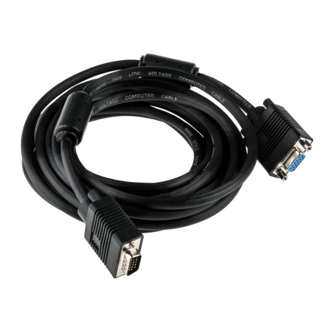 Vga Cable Plug To Socket Black 3m Cg361 D