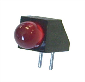Led 5mm Di Rd R/A Pcb 29mcd Bl Clh/H 37 N Lux