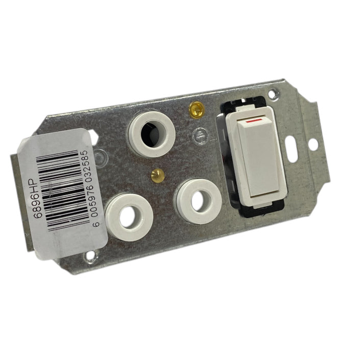 Wall Socket Ac White No Cover Plate 6896 Hp