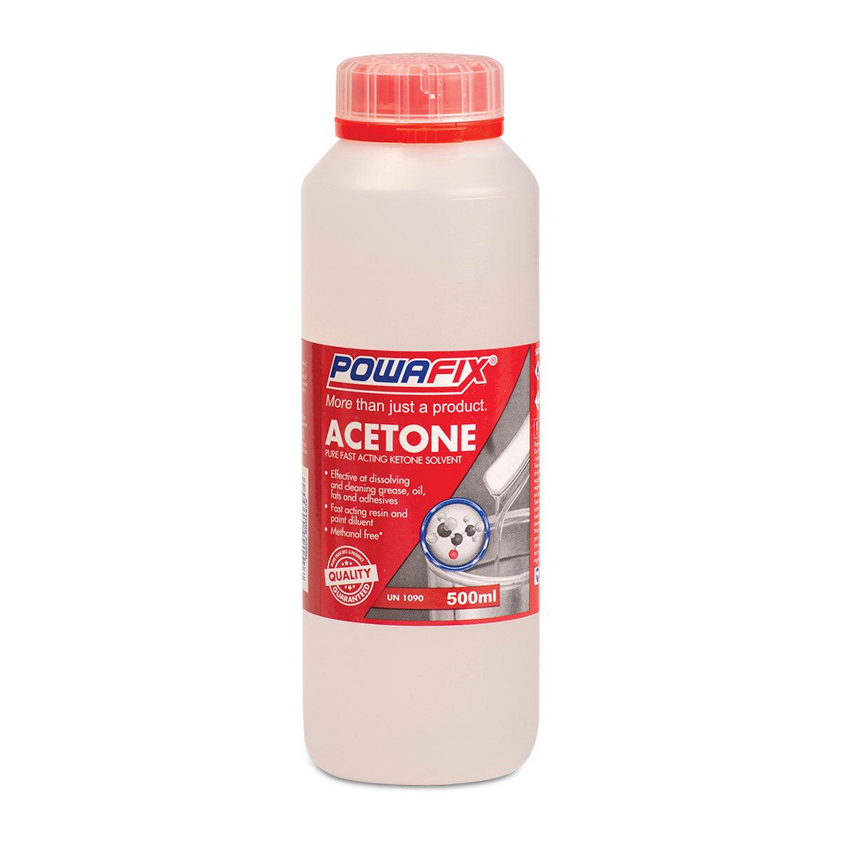 Powafix Acetone 500 Ml - Livestainable.co.za