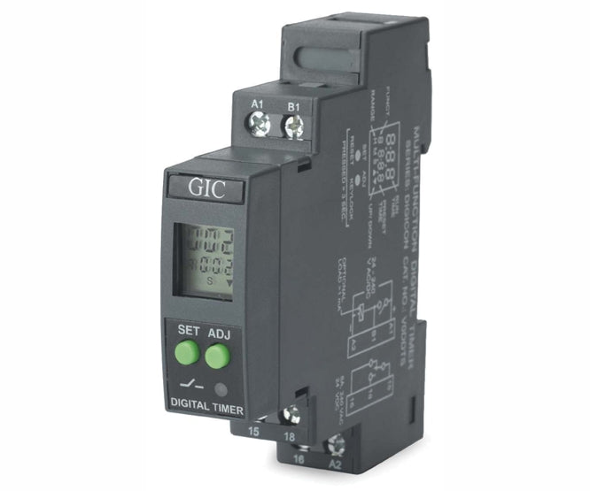 Digital Timer Multi Function 24 240 Vac/Dc Voddts