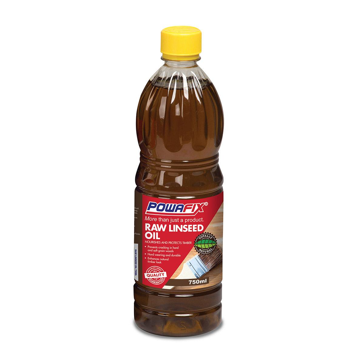 Powafix Raw Linseed Oil 750 Ml - Livestainable.co.za