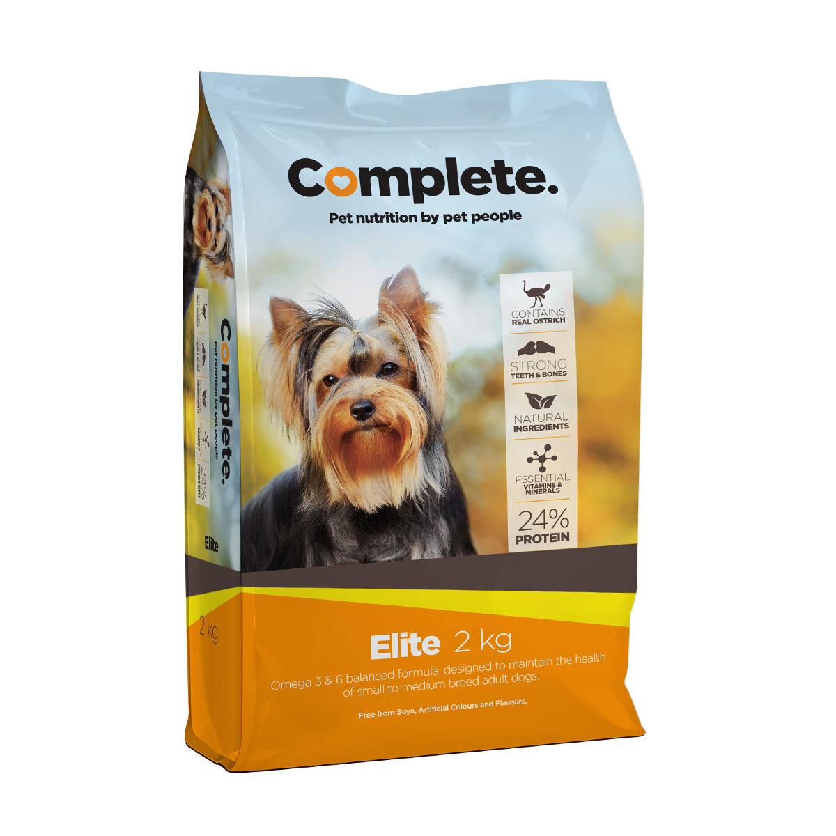 Complete Dog Food Elite Small Medium 2 Kg - Livestainable.co.za