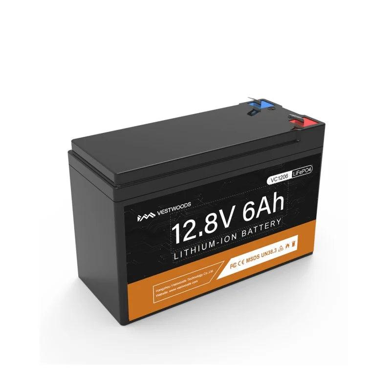 Vestwoods 12.8V 6Ah Lithium Battery With Bms - Livestainable.co.za