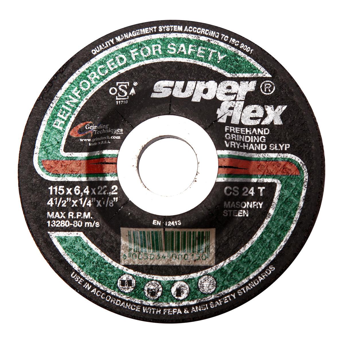 Superflex Grinding Disc Dome Masonary 115 X6 Mm - Livestainable.co.za