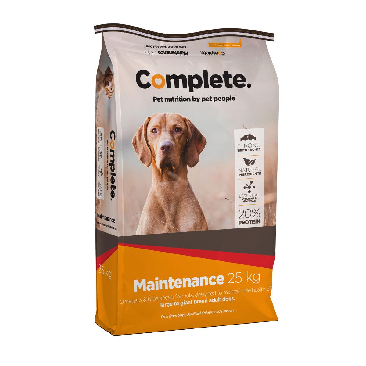 Complete Dog Food Maintenance Large Giant 25 Kg - Livestainable.co.za