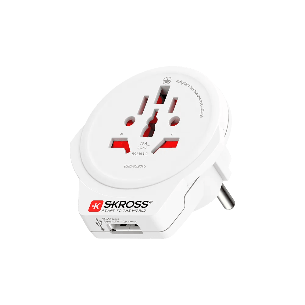 SKROSS - World to Italy Travel Adapter - Livestainable.co.za