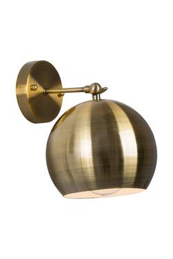 Round Wall Light Antique Brass - Livestainable.co.za