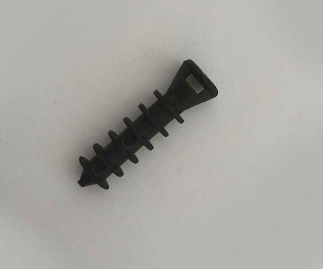 Wall Plug Cable Tie Mount 8mm Black Eh 1 B8 - Livestainable.co.za