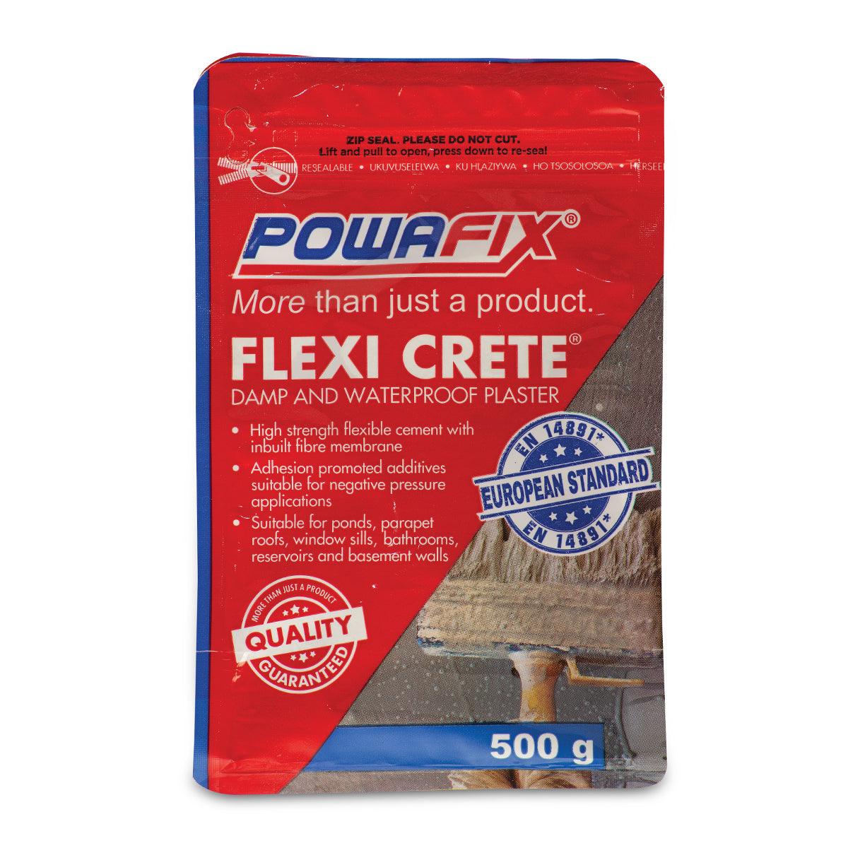 Powafix Flexi Crete Damp & Waterproof Plaster 500 G - Livestainable.co.za