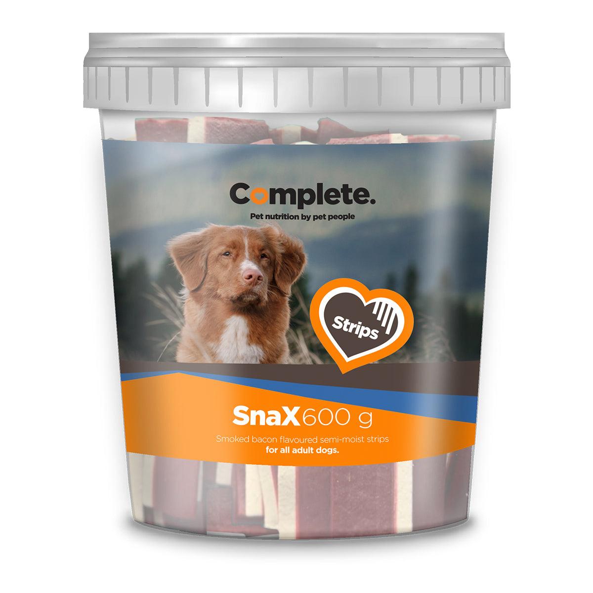 Complete Snax Bacon Strips Semi Moist 600 G - Livestainable.co.za