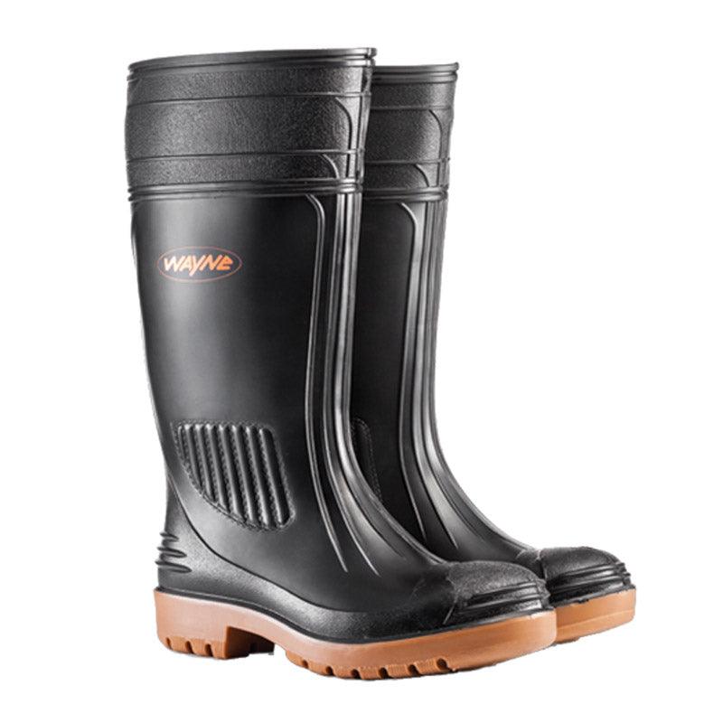 Wayne Gumboot Egoli Stc Knee L Blk/T Size 6 - Livestainable.co.za