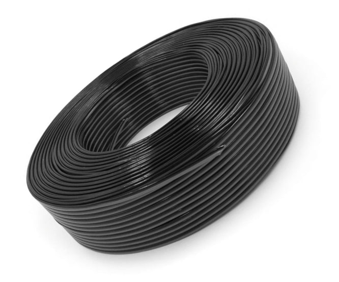 Wire Solid 0.34 1.6 Mm Black 610 M/Rolls Ul1007 Solid Awg22 Black