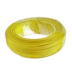 Wire M/S Csa=0.14 O=1.3 Yellow 610m/Roll Ul1007 Str Awg26 Yellow