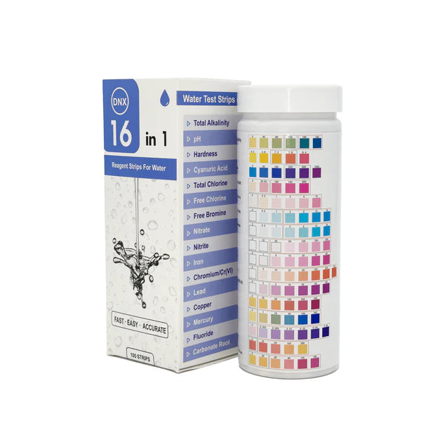 DNX 16 In 1 Full Panel Strips For Water Quality Testing