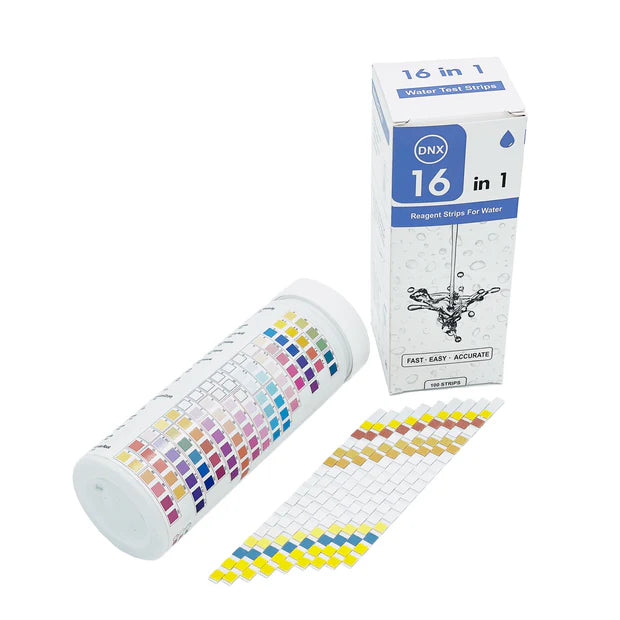 DNX 16 In 1 Full Panel Strips For Water Quality Testing