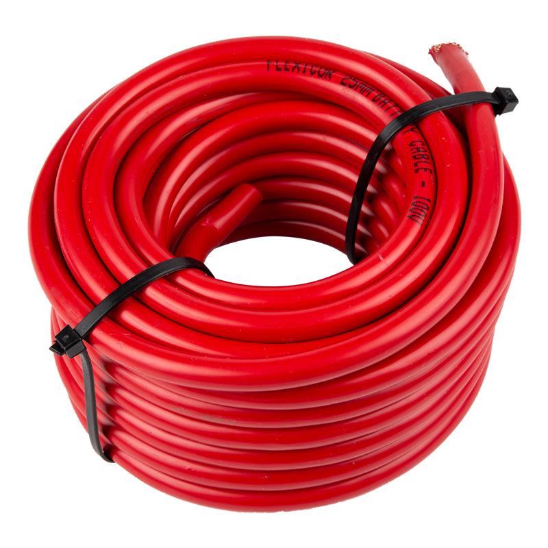 Battery Cable Coil Sq25 Red Pm - Livestainable.co.za