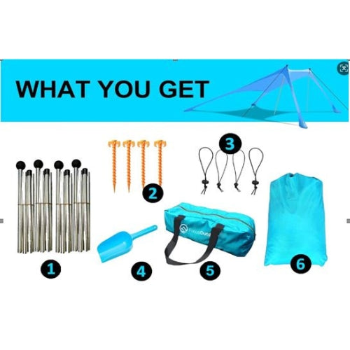 Seagull Sun Haven Mega Beach Shade 8 Man